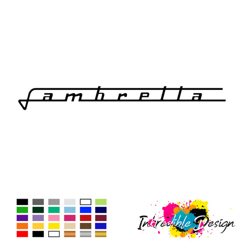 Lambretta classic logo badge - lambretta,