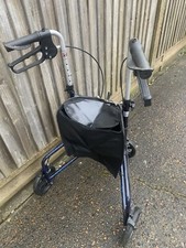 Aidapt Mobility Steel Three Wheeled Tri-Walker with Bag
