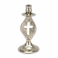 Silver Cross Design Brass