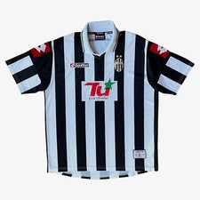 Vintage Lotto Juventus 2001 2002 Champions League Home Football Jersey TU Mobile
