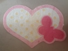 Mothercare Gorgeous Soft Children’s Room nursery rug heart