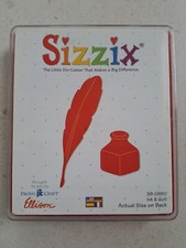 SIZZIX Ink & Quill Die Cutter 38-0980  Rare Discontinued Item