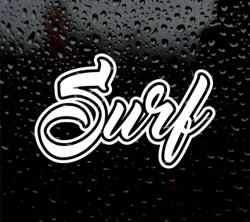 Surf vinyl decal sticker - surf,