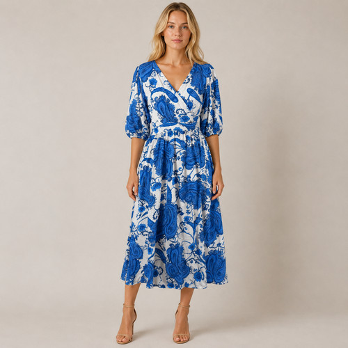 White closet linen blend blue - closet,