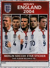 MERLIN ENGLAND 2004 SOCCER