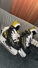 Kids Ice Skates Black/yellow