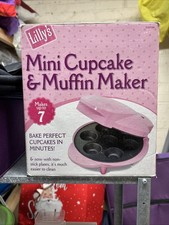 Pink Mini Cupcake & Muffin Maker Non-Stick Easy to Clean Only Used A Few Times