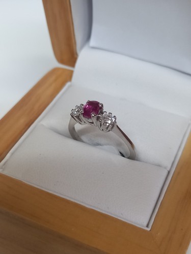 Ruby diamond stone ring - 3,