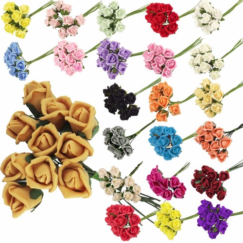 Bunch foam rose buds - 10,