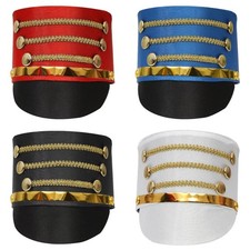 Major Soldier Hat Marching Band Toy Soldier Christmas Fancy Dress Accessory UK