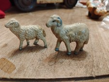 Vtg German Ram & Ewe Nativity