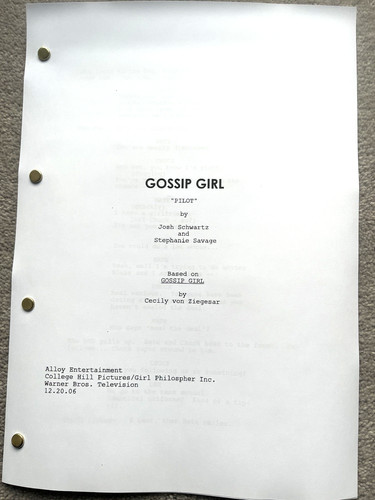 Gossip girl pilot - girl, episode