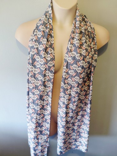 Great wood scarf - wood, seasalt