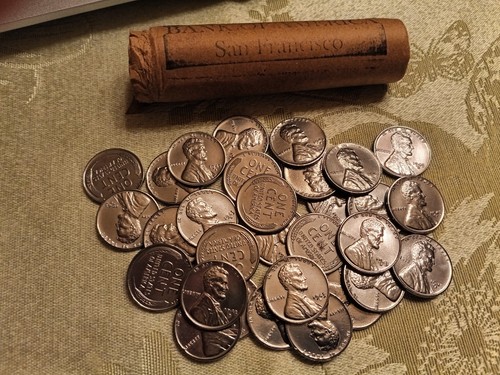 1943 steel cent gem - steel,