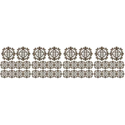 Sets iron carved applique - 4,