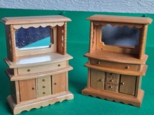 doll  house furniture 2x pine dressers  1.12th