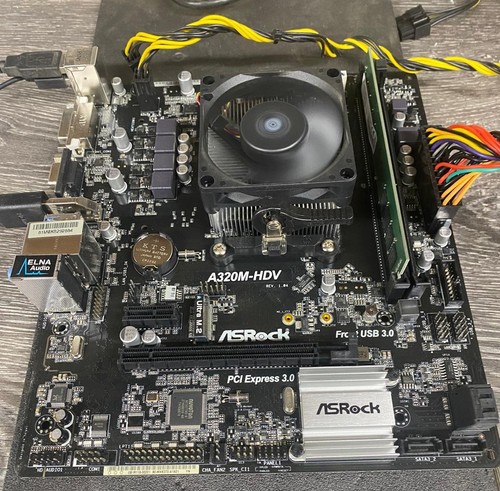 Asrock a320m hdv 8gb with - hdv,