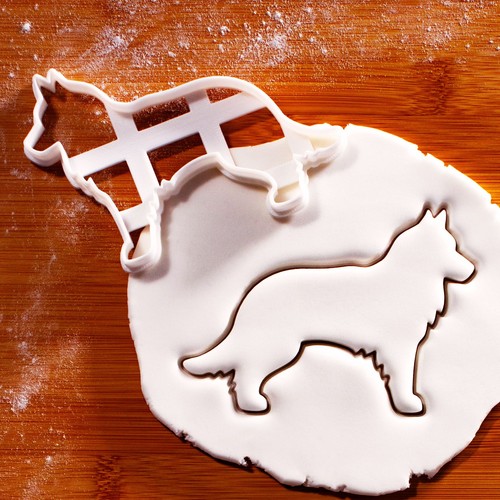 Belgian shepherd cookie cutter - belgian,