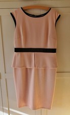Marks and Spencer Women's Pink/Salmon Blush Dress Size 14
