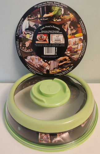 Press dome green microwave - press,