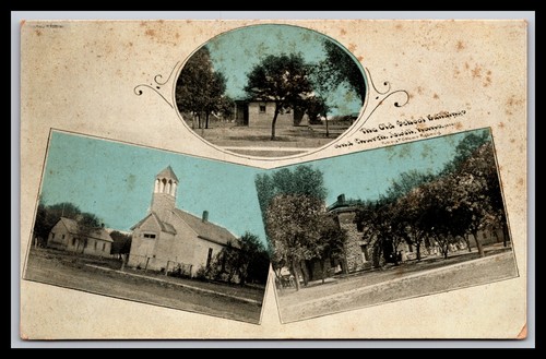 Post card the old school - post,
