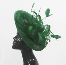 Big Saucer Sinamay On Headband