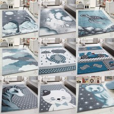 Blue Rug Kids Bedroom Large