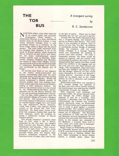 Bus magazine extract 1959 - magazine,