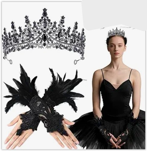 4pc black swan silver - 4pc,