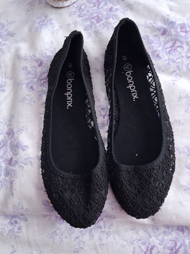 Bonprix black lacy ballet - bonprix,
