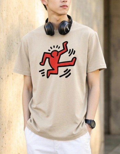 Keith haring men - tan, graphic