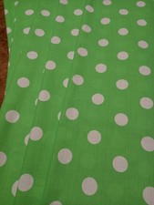 lime green and white spots