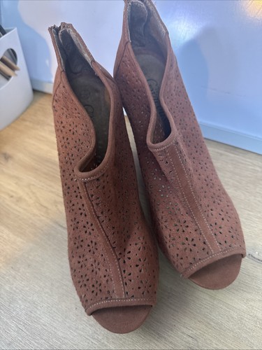 New look brown - look, wedge