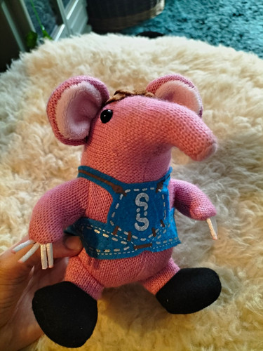 Clangers pink small plush soft - small,