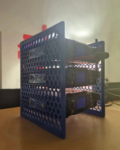Stacked mobile ham radio mount - stacked,