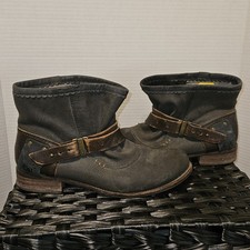 Caterpillar Rita Ankle Leather Strap Buckle Boots Women's Shoes Size 7