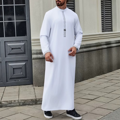 Embroidery men muslim clothing - men,