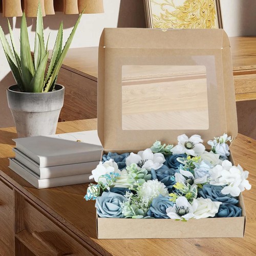 Artificial flowers box - artificial, set