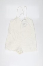 Zara Womens White Cotton