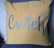 Cwtch , Welsh, Embroidered
