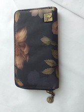 House of tweed ladies purse Blue flowered, used, nice