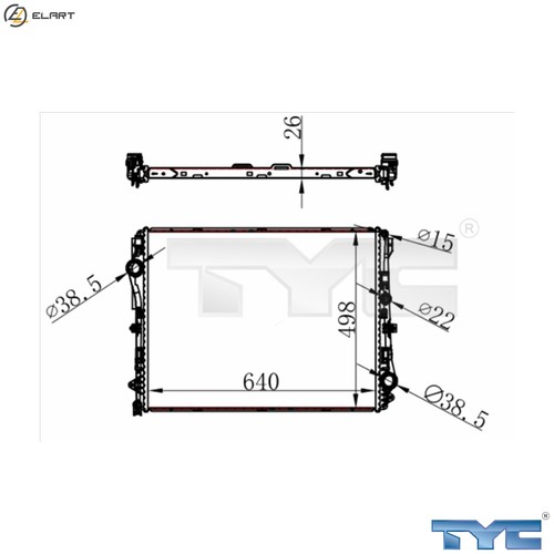 Radiator engine cooling - engine,