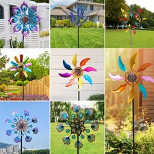 3D Metal Wind Spinner Garden