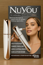 NuYou Rechargeable Facial Hair Remover Trimmer – USB Shaver, Painless, 100% Genu