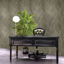 Brass metallic faux fabric