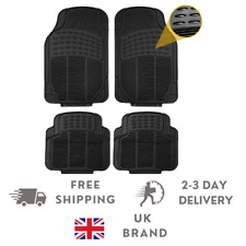 CUQOO 4 Pcs Universal Rubber Car Mats Non-Slip Heavy Duty & Waterproof RETURNED