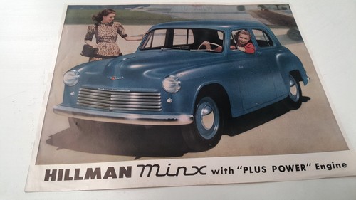 1952 hillman minx sales - ,