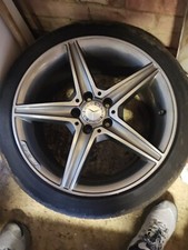 Mercedes Benz 4 Whels 225/45/R18 tyres close to the limit. 