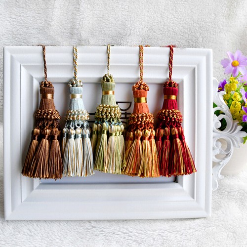 2pcs 12cm ice silk tassel - 2pcs,