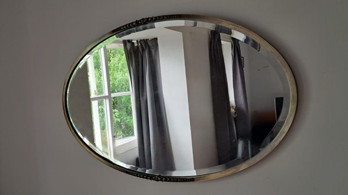 Vintage art deco style - art, oval